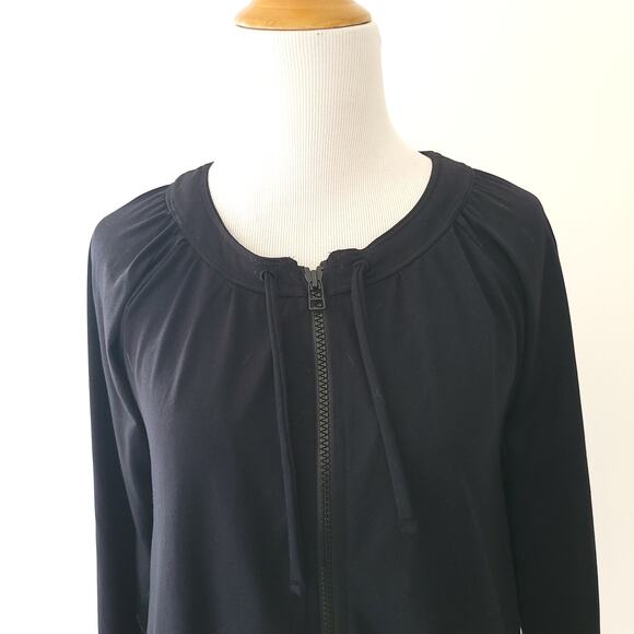 Sweaty Betty Zip Up Jacket Lightweight Black Pockets Sweatshirt Women Small - Picture 4 of 9